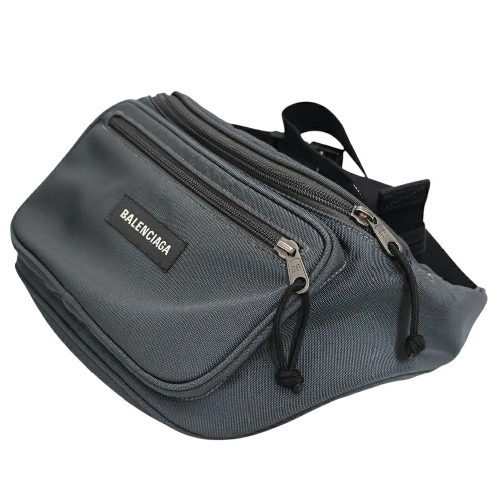 Balenciaga Body Waist Pouch Dallet Bag Black